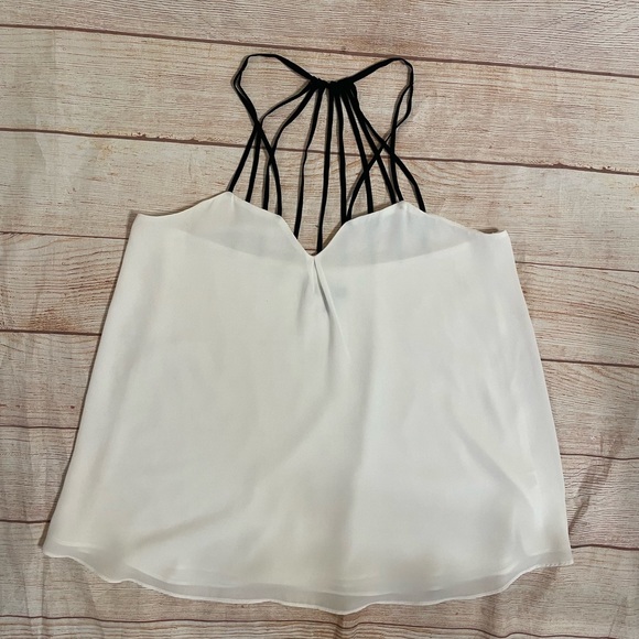 Express white blouse with black multi- strap size M - Picture 4 of 9